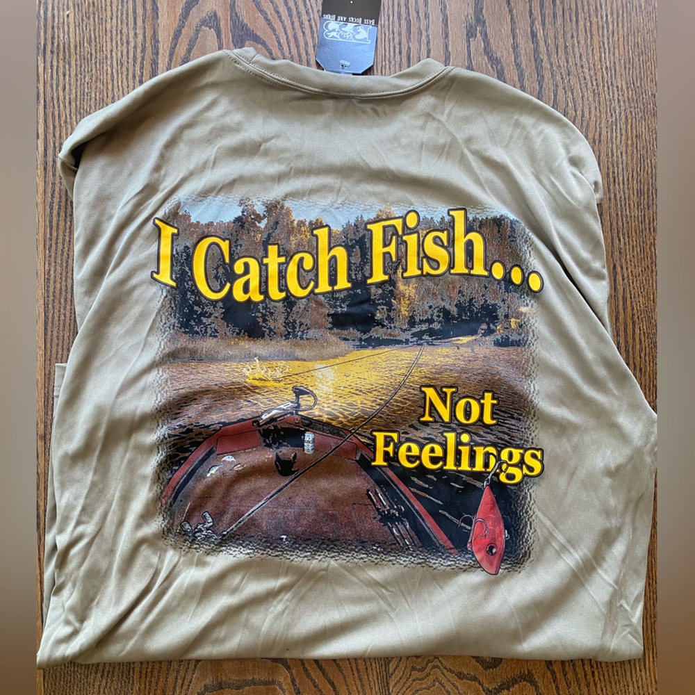 Bass Bucks and Birds Graphic DriFit long sleeve